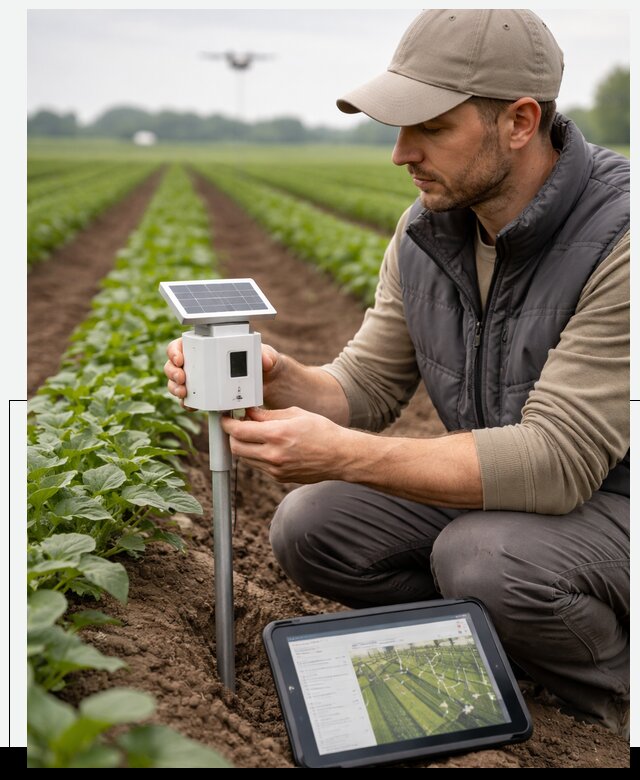 IoT мониторинг сельскохозяйственных полей и контроля в Кулебаках