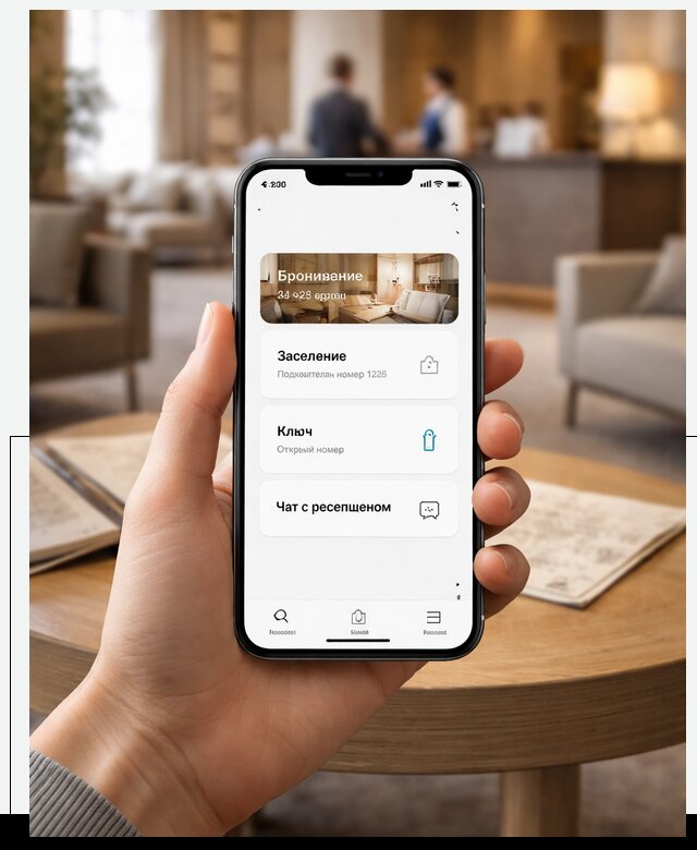 Мобильное приложение для гостей отеля в Кулебаках, управление сервисом